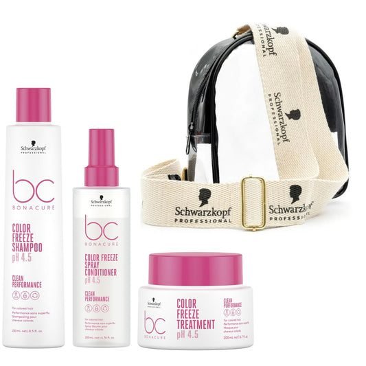 Kit Protección Color Bonacure Color Freeze + Bolso Exclusivo Schwarzkopf