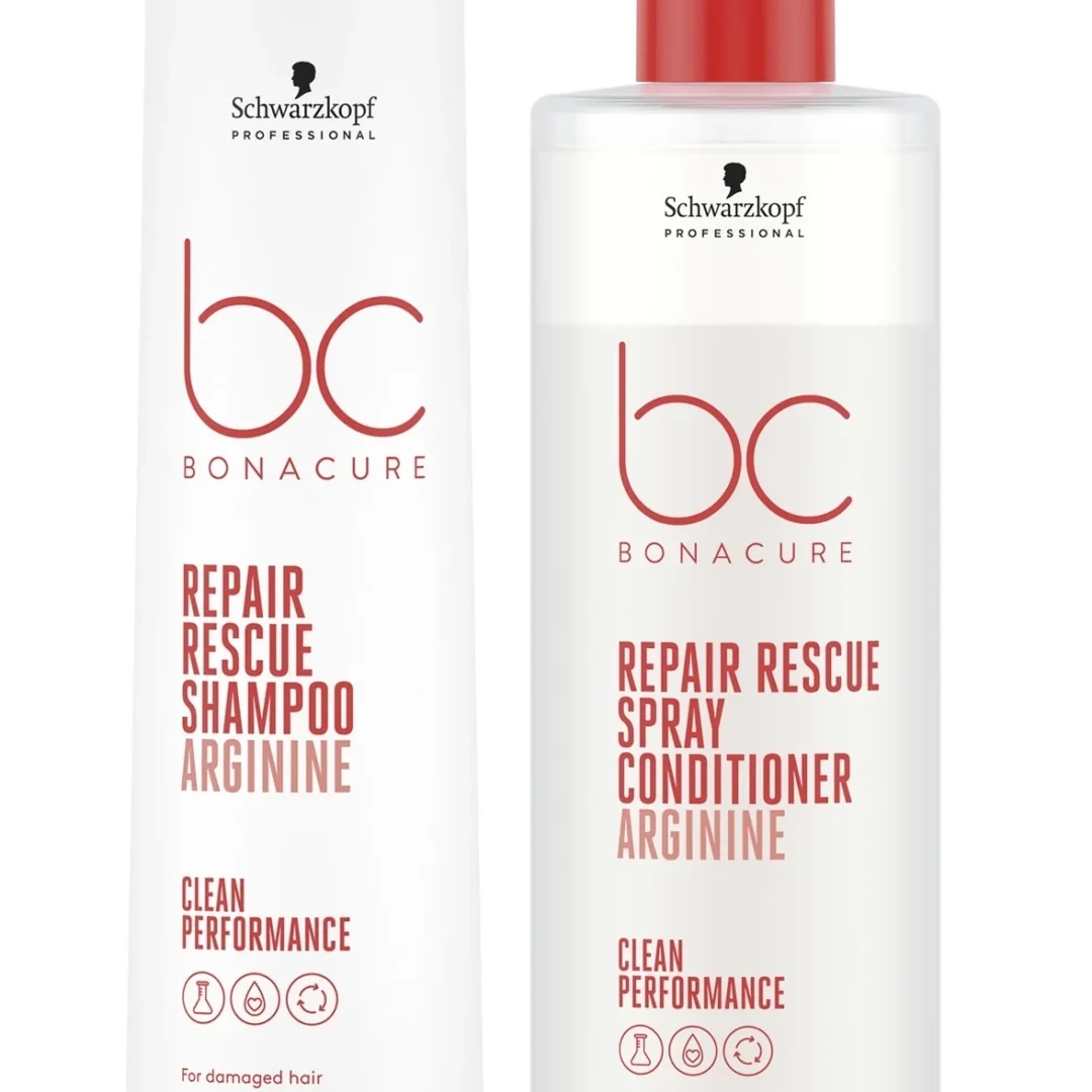 Kit Shampoo + Acondicionador en Spray Schwarzkopf Repair Rescue Argenine - Cuidado Integral para Cabello Daño