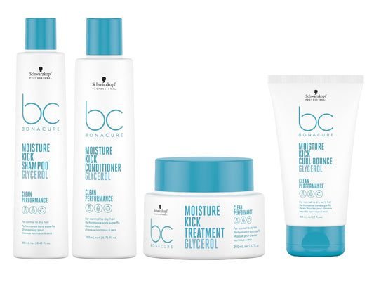 Kit Shampoo + Acondicionador + Mascarilla + Tratamiento Schwarzkopf Moisture Kick Glycerol